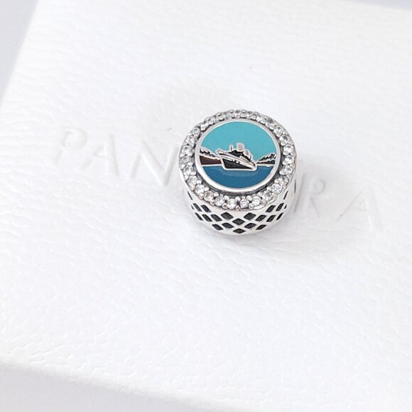 Pandora Cruise Charm Inside Passage Alaska Bead Charm S925 Silver with box - Picture 5 of 8